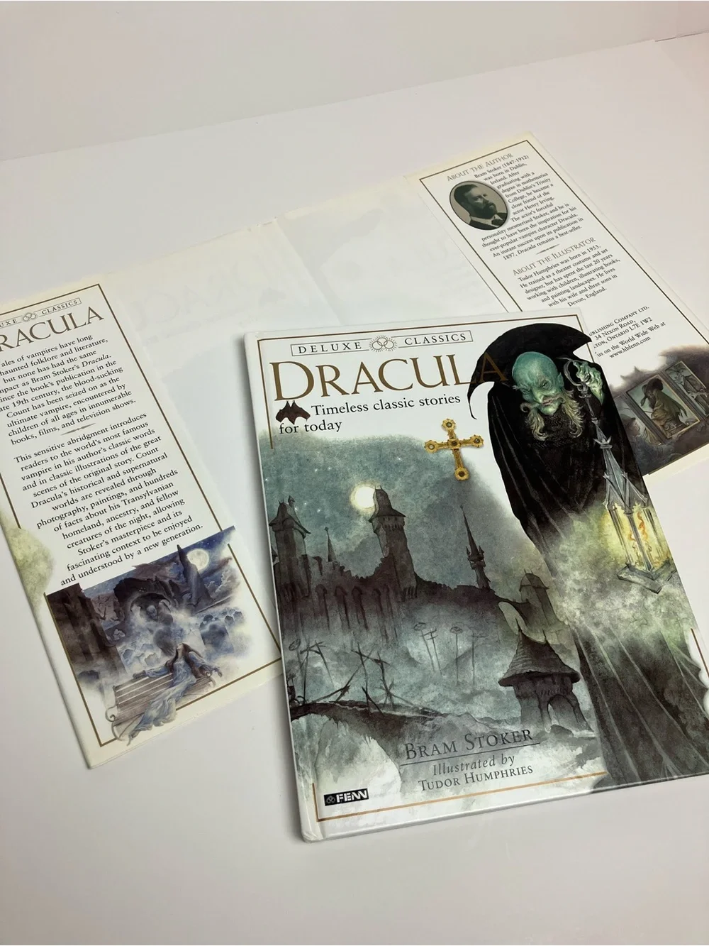 Vintage Dracula Bram Stoker Book 1998 Deluxe Classics Tudor Humphries 90s - Picture 3 of 15